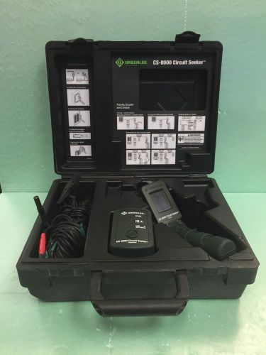 Pre-owned/used greenlee cs-8000 circuit seeker circuit tracer for sale