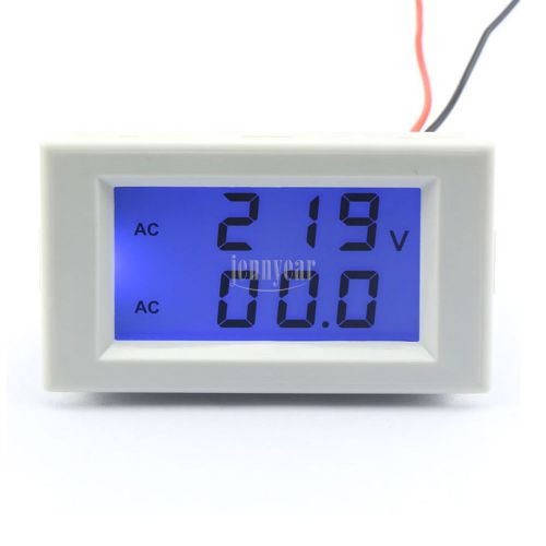 Digital Amp Voltmeter 100-300V/100A Units Of Voltage And Current+Sensor Resistor