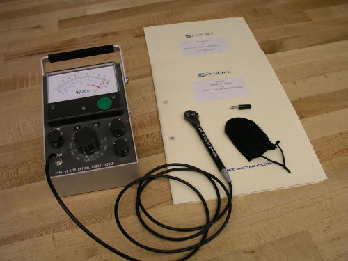 Ando Type AQ-1170 Optical Power Tester, matching Sensor &amp; Instructions, Working