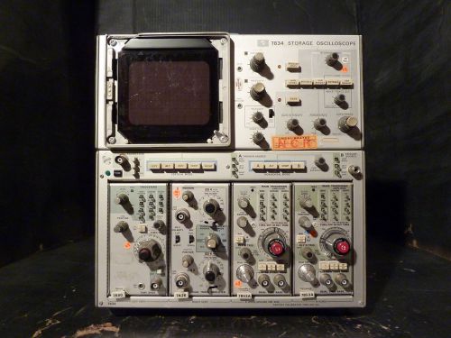 Tektronix 7834 Storage Oscilloscope With 7B80, 7A26, 7B53A (x2) Inserts