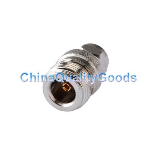 N-f adapter n female jack to f male plug straight rf adapter connector for sale