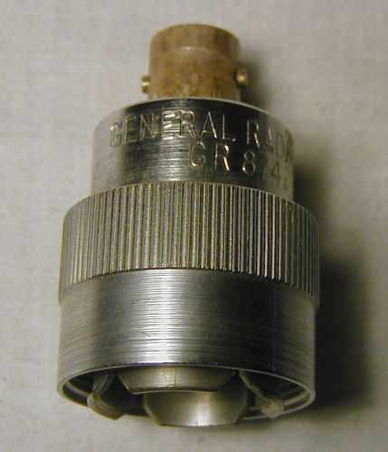 General Radio, GR, GenRad Type 874 QBJL, 874 to BNC (f) Locking Adapter.