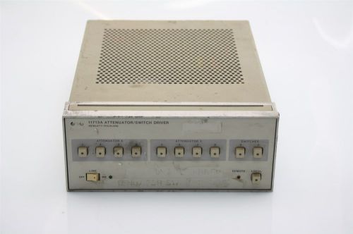 HP Agilent 11713A Step Attenuator RF Switch Driver +GPIB  TESTED