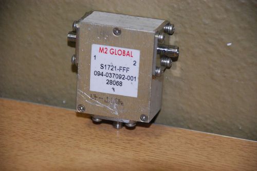 M2 GLOBAL RF COAXIAL CIRCULATOR 094-037092-001 1700-2100 MHZ SMA (P-8-50)