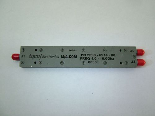 RE SPLITTER 1GHz - 18GHz SMA BROADBAND M/ACOM 2090-6214-00 ~