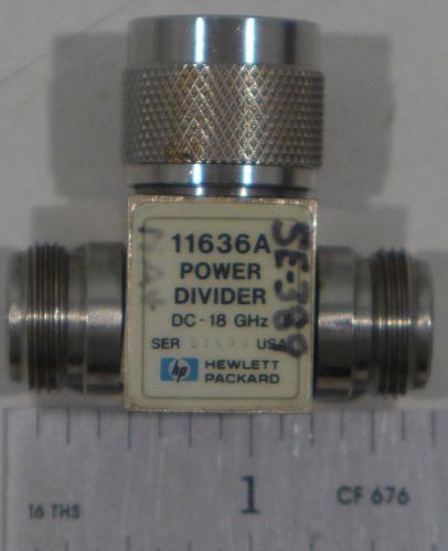 Agilent/HP 11636A Power Divider DC to 18 GHz 50 Ohms