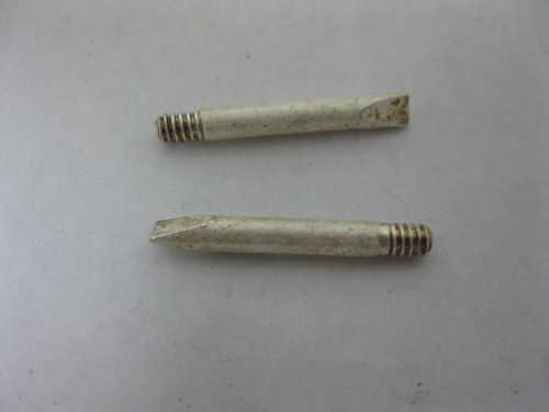 Ungar PL-333 Soldering Iron Thread-In Tip Chisel 1/8&#034;  2 pcs