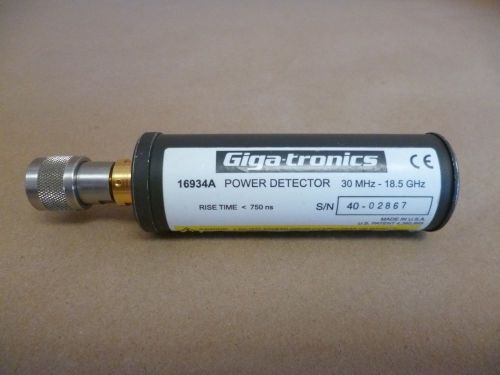 Giga-tronics (Wavetek) 16934 Power Sensor, 30 MHz to 18.5 GHz, &lt;750 ns Rise Time