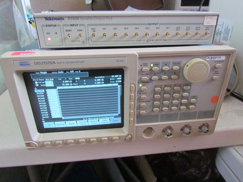 Tektronix dg2020a data pattern generator w/ p3420 pod for sale