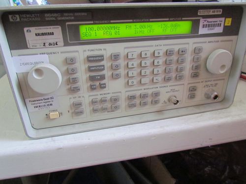Hp agilent 8648c 100khz- 3.2 ghz signal generator for sale