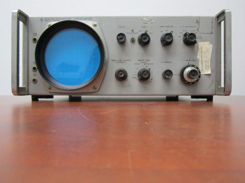 HP 851B Spectrum Analyzer - Display Section