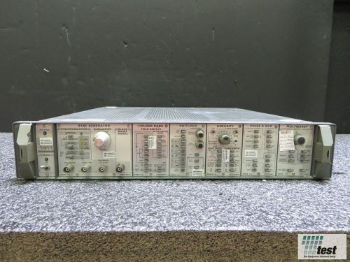 Tektronix 1411 Generator w/ SPG12,TSG11,TSP11,TSG13,TSG15,TSG16 ID #25010 SE