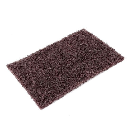 8.9&#034; x 5.9&#034; buffing scrubbing pad cleaner dark brown for sale