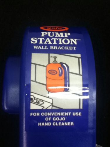 New GoJo Hand Cleaner Pump Station Wall Bracket 1-Gallon