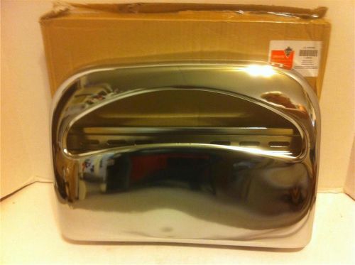 New tough guy 3p916 chrome toliet seat cover dispenser  retail $47.10 metal new for sale