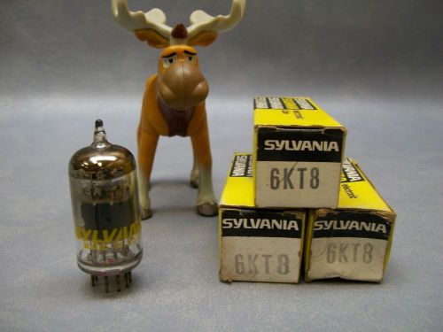 Sylvania 6KT8 Vacuum Tubes  Lot of 3