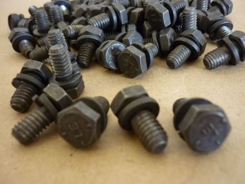 Automotive Screw Cap 5/16-18 x 5/8&#034; Long Bolt Assembly Washer Hex Head (100)