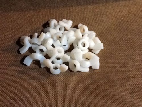 3/8-16 Nylon Wing Nut - (36 Pcs) Industrial Grade Natural