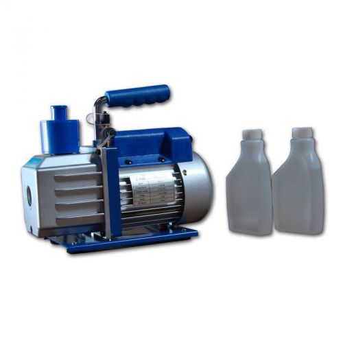 New vacuum pump stage 3.9 cfm 1/3hp rotary vane deep hvac tool ac r410a r134 for sale