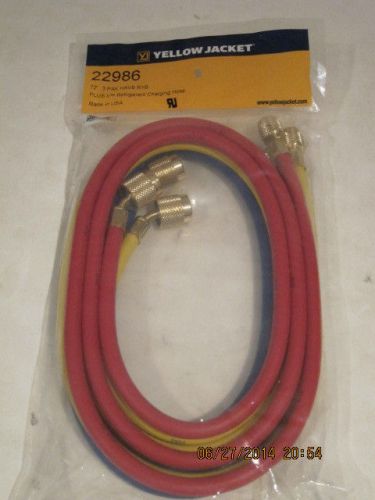 Yellow Jacket PLUS II™ Charging Hose SET SealRight™ USA 22986-FREE SHIPPING-NISP