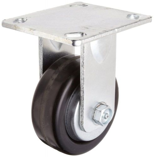 RWM Casters 45 Series Plate Caster 4&#034; Wheel Dia, 2&#034; Wheel Width, 5-5/8&#034; Heighth