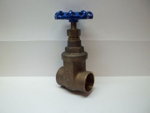 American 1 1/2&#034; Gate Valve Figure 3S Bronze Sweat Ends