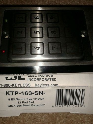 ESSEX KTP-163-SN BIT WORD STAINLESS STEEL KEYPAD