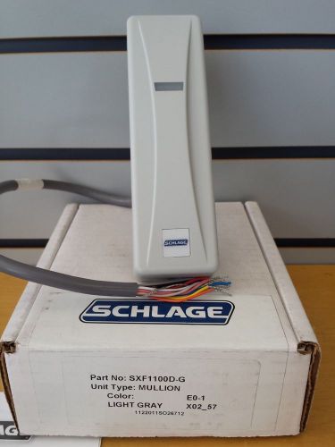 Schlage SXF1100D-G Multi-Technology Mullion Proximity Reader Light Gray