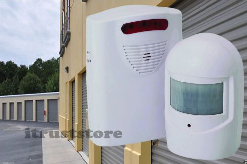 WIRELESS MOTION SENSOR DETECTOR DOOR GATE ENTRY BELL CHIME ALERT ALARM DOORBELL