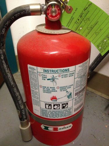 Badger Model HB1999  11 lb Halotron IFire Extinguisher