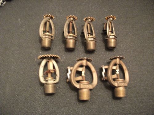 Lot of 7 Fire Sprinkler Heads