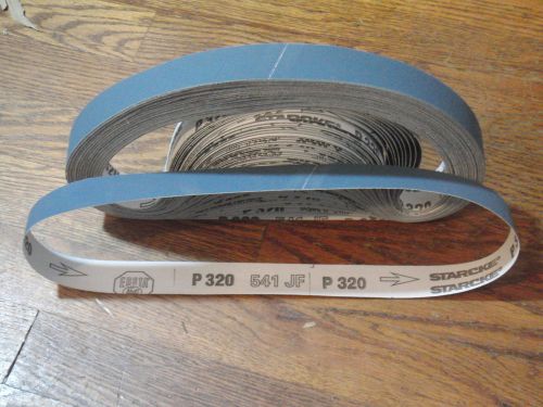 (10) Sanding Belts 1&#034; x 42&#034;  Jflex A/O w/ grinding aid  400 grit