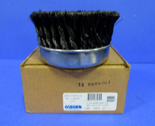 OSBORN 6&#034; KEB BRUSHES-KNOT TYPE 020 X 5/8-11 AH X 2 ROWS NIB