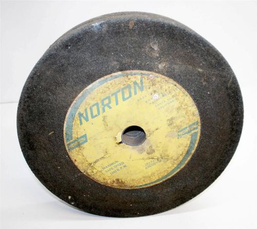 15.5” NORTON ABRASIVES GRINDING WHEEL stone sharpening 3&#034; wide 1.5&#034; bore