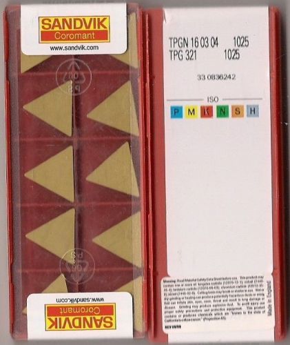 Sandvik Coromant  10 x TPG 160304 (TPG-321)