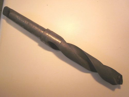 Union Twist Drill Bit 1 9/16&#034; Taper Shank Carbide Tip Machinist Tools Lathe 15&#034;