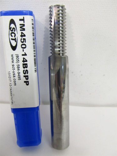 Scientific Cutting Tools/ SCT TM450-14BSPP 1/2, 3/4-14 Solid Carbide Thread Mill