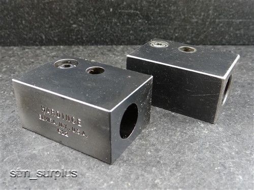 PAIR OF HARDINGE MODEL C12 BORING BAR HOLDERS 3/4&#034; CAPACITY