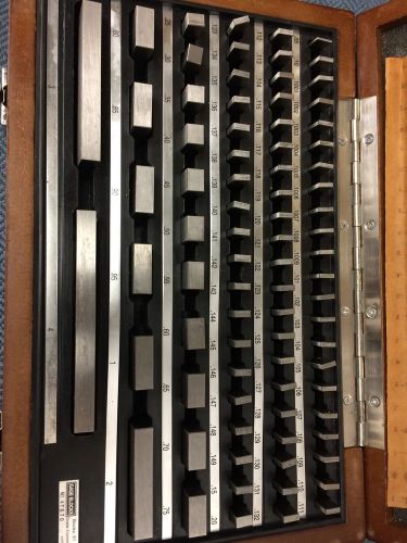 Set of Gage Blocks (81) Pieces (No. A7670)