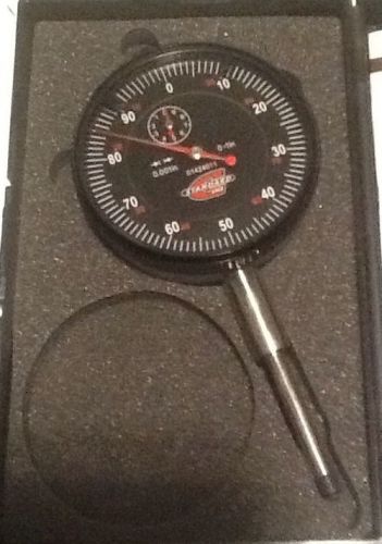 Standard Gage 1&#034; Dial Indicator Black Face