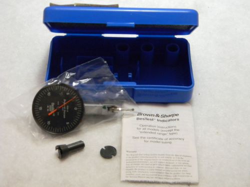 NEW BROWN &amp; SHARPE BesTest Dial Test Indicator :.0005&#034; - 0-15-0 #599-7031-5