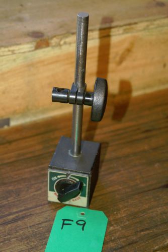 USED GOOD MAGNETIC BASE INDICATOR STAND SINGLE POLE ADJUSTABLE KNOB