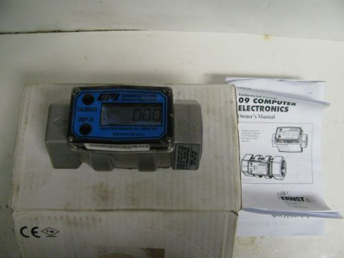 Gpi s15n g2s15n09gma 1 1/2&#034; npt turbine flow meter (10-100 gpm) nib for sale