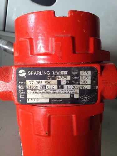 Sparling magnetic flow meter