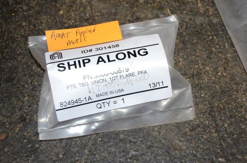 AMAT Applied Materials 1/2T PFA Union Flare 3300-00879