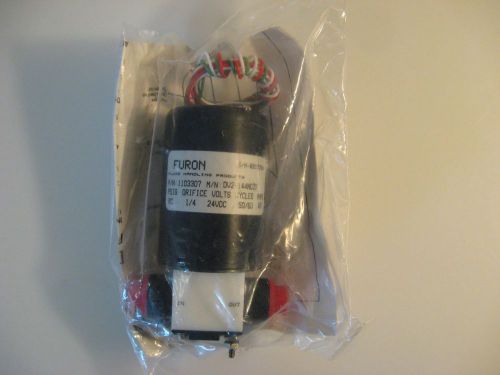 Furon Solenoid Delta 2-Way Valve, DV2-144NCD2, P/N 1103307 , 24VDC, 1/4&#034;, New