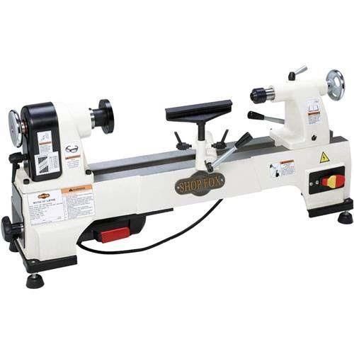 Shop Fox Benchtop Wood Lathe 10&#034; x 15.5&#034; 1/2 HP 6 Speeds 480-4023 RPM W1752 NEW