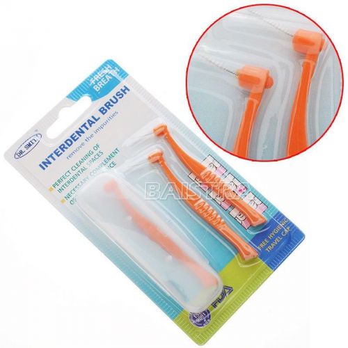 1 Set Dental Orthodontic Oral Care Interdental Brush 3 pcs/Pack free shipping