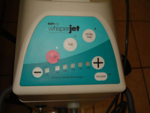 AMERICAN DENTAL TECHNOLOGIES KCP 1000 WHISPER JET DENTAL AIR ABRASION SYSTEM