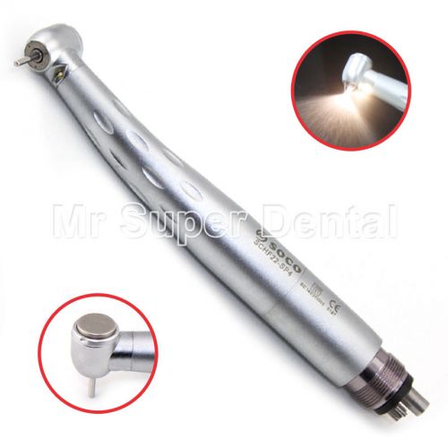 Dental Optic Air Turbine E-generator Style 3 Way Spray Push High Speed Handpiece